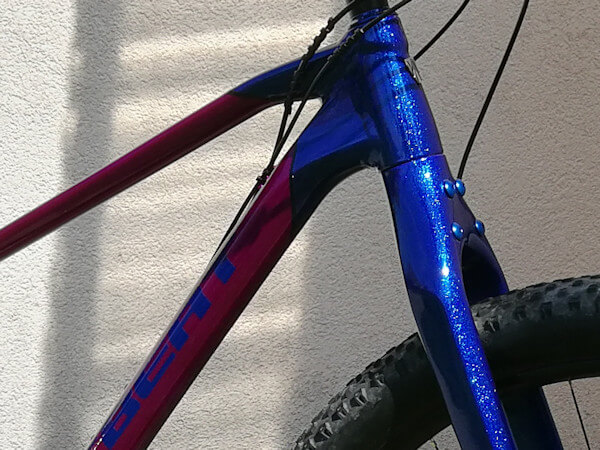 die Sonne lässt es glitzern...